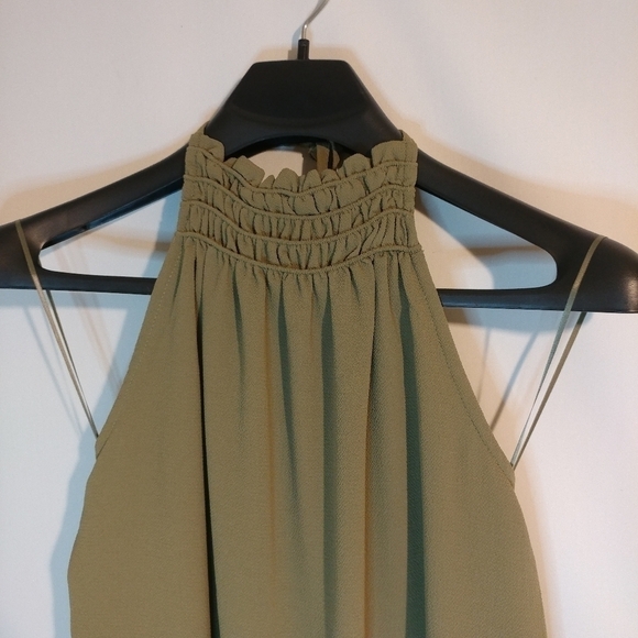 NWT The Fifth Label Green Khaki Halter Dress - Picture 6 of 9